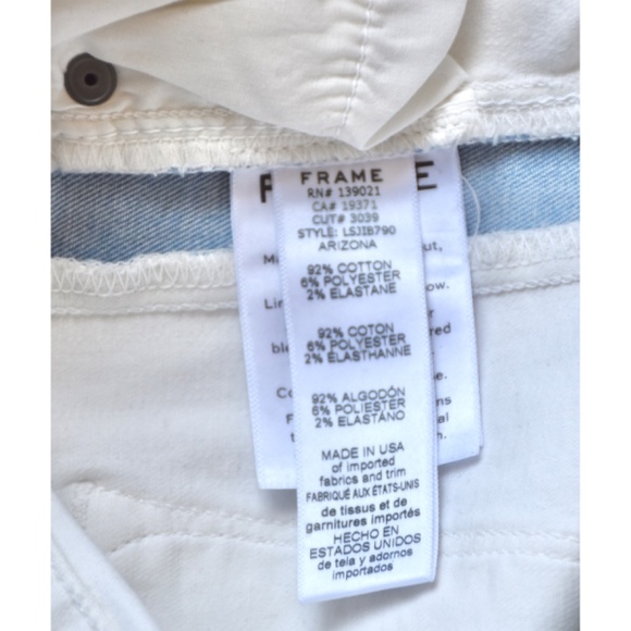 FRAME DENIM WOMEN NWT LE SKINNY DE JEANNE COLORBLOCK ARIZONA JEAN. SIZE 26 - Picture 11 of 11